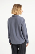 Load image into Gallery viewer, Collared Blouse - Arctic Grey