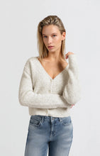 Load image into Gallery viewer, Boucle Cardigan with V Neck
