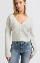 Load image into Gallery viewer, Boucle Cardigan with V Neck