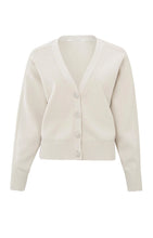 Load image into Gallery viewer, Cotton Cardigan - Chalk White