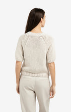 Load image into Gallery viewer, Heavy Yarn Short Sleeve Sweater - Beige