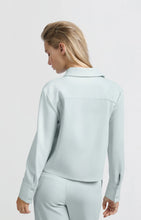 Load image into Gallery viewer, Cropped Blouse with Pocket - Droplet Grey