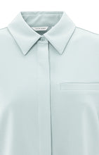Load image into Gallery viewer, Cropped Blouse with Pocket - Droplet Grey