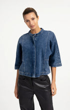 Load image into Gallery viewer, Denim 1/2 Sleeve Shirt