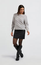 Load image into Gallery viewer, Faux Nubuck Leather Skirt