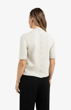 Load image into Gallery viewer, Fine Knit Sweater with button detail - Cloud Grey