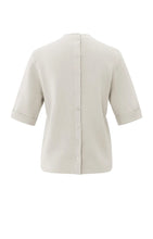 Load image into Gallery viewer, Fine Knit Sweater with button detail - Cloud Grey