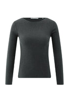 Load image into Gallery viewer, Fine Knit Textured Top - Oyster Black