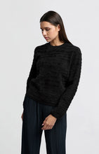 Load image into Gallery viewer, Fluffy Sweater With Stripe Detail