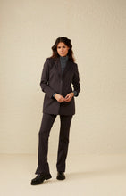 Load image into Gallery viewer, Scuba Flared Pant With Slit - Phantom