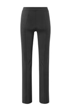 Load image into Gallery viewer, Scuba Flared Pant With Slit - Phantom