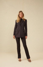 Load image into Gallery viewer, Scuba Flared Pant With Slit - Phantom