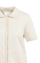 Load image into Gallery viewer, Knit Cardigan with detail - Beige