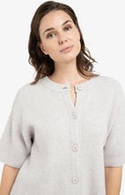 Load image into Gallery viewer, Knit Cardigan with Wide Sleeves - Grey