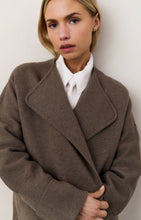 Load image into Gallery viewer, Long Coatigan - Brown Melange