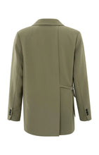 Load image into Gallery viewer, Oversized Woven Blazer - Stone Grey