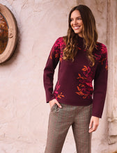 Load image into Gallery viewer, Funnel Neck Sweater with detail - Fudge