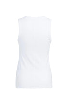Load image into Gallery viewer, Cotton Blend Ribbed Tank - White