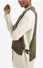 Load image into Gallery viewer, Sleeveless Sweater - Caper Melange