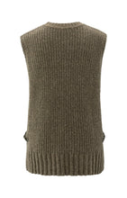 Load image into Gallery viewer, Sleeveless Sweater - Caper Melange