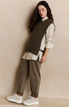 Load image into Gallery viewer, Sleeveless Sweater - Caper Melange