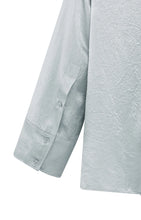 Load image into Gallery viewer, Satin Blouse With Wide Sleeve - Light Metal Grey