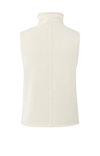 Load image into Gallery viewer, Sleeveless Sweater with Cable Detail - Off White