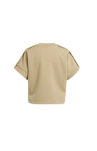 Load image into Gallery viewer, Sleeveless sweatshirt with pleated shoulder detail - Elmwood Green