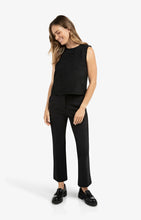 Load image into Gallery viewer, Sleeveless Top with Bow details at back - Black