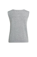 Load image into Gallery viewer, Sleeveless Knit Top - Full Moon Grey