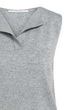 Load image into Gallery viewer, Sleeveless Knit Top - Full Moon Grey