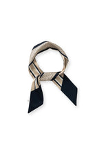 Load image into Gallery viewer, Small Printed Scarf - Navy