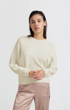 Load image into Gallery viewer, Loose Fit Cotton Sweater - Off White
