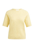 Load image into Gallery viewer, Soft Short Sleeve Sweater - Reed Yellow
