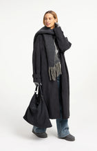 Load image into Gallery viewer, Soft woven scarf with fringe - Full Moon Grey