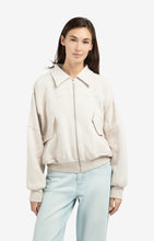 Load image into Gallery viewer, Sweatshirt Jacket with pockets and zip - Slate Grey Melange