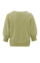 Load image into Gallery viewer, Cotton Raglan Sleeve Sweater - Olive Melange