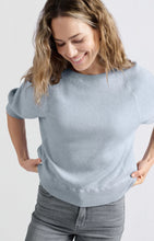 Load image into Gallery viewer, Cotton Raglan Sleeve Sweater - Gray Dawn Blue