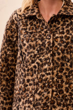 Load image into Gallery viewer, Boucle Leopard Print Coat