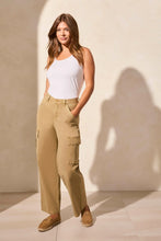 Load image into Gallery viewer, Brooke High Rise Wide Leg Cargo - Olive