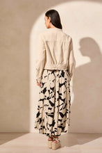 Load image into Gallery viewer, Button Front Jacket with Drawcord Hem - Oak