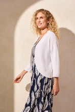 Load image into Gallery viewer, Cotton Cocoon Cardigan - White