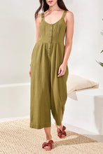 Load image into Gallery viewer, Cotton Gauze Jumpsuit - Rainforest