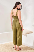 Load image into Gallery viewer, Cotton Gauze Jumpsuit - Rainforest