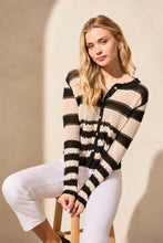 Load image into Gallery viewer, Crochet Long Sleeve Button-Up Cardigan
