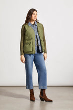 Load image into Gallery viewer, Denim Puff Vest - Clover