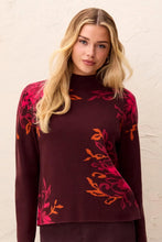 Load image into Gallery viewer, Funnel Neck Sweater with detail - Fudge