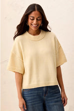 Load image into Gallery viewer, Lightweight Drop Shoulder Crew Neck Sweater - Chantilly