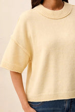 Load image into Gallery viewer, Lightweight Drop Shoulder Crew Neck Sweater - Chantilly