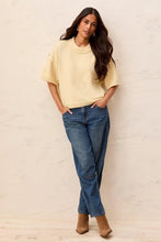 Load image into Gallery viewer, Lightweight Drop Shoulder Crew Neck Sweater - Chantilly